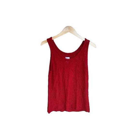 Chicos Size 2 (L) Bright Red Tank - Picture 1 of 5